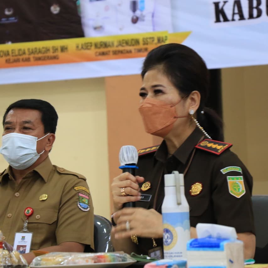 Road Show Kepala Kejari Kabupaten Tangerang ingatkan para Kades
