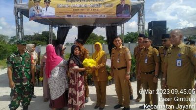 Menjelang Bulan Suci Ramadhan, Kecamatan Jayanti Kabupaten Tangerang Gelar Bazar Murah