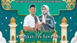Kepala Desa Buaran Jati Kecamatan Sukadiri Kabupaten Tangerang mengucapkan Selamat Menyambut Bulan Suci Ramadhan